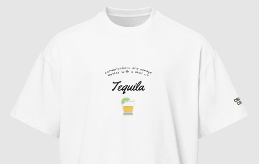 “Shot of Tequila” Men’s Box Tee – BASE Edition – WOLF™ Create & Conquer